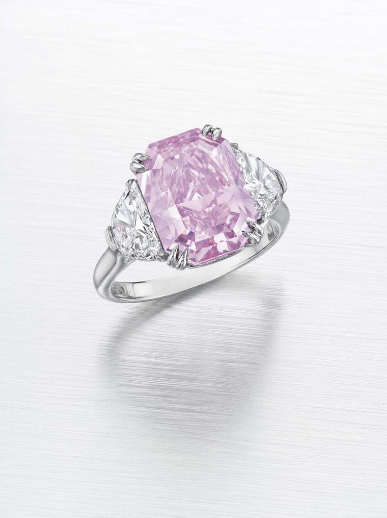 Christie's Magnificent Jewels pink diamond ring